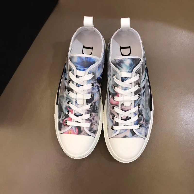 dio* b23 flowers technical canvas low-top sneaker