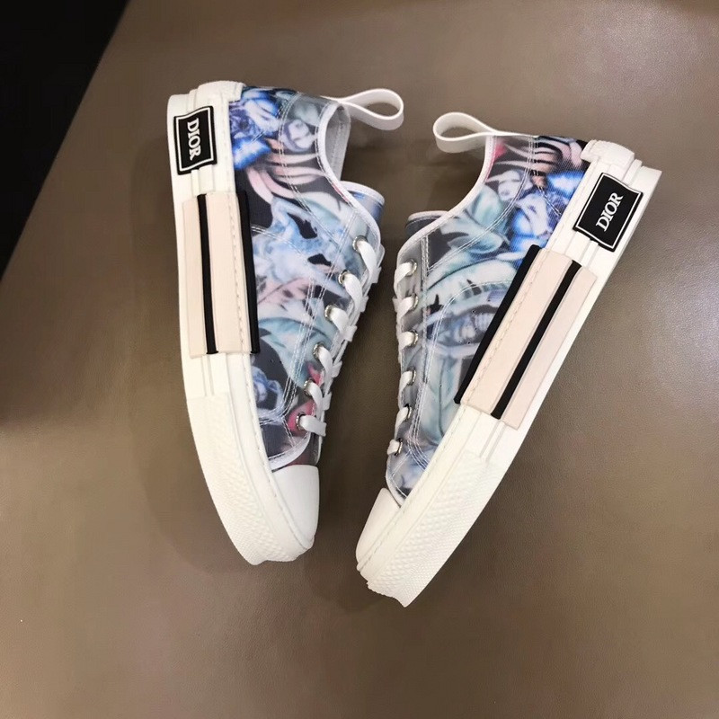 dio* b23 flowers technical canvas low-top sneaker