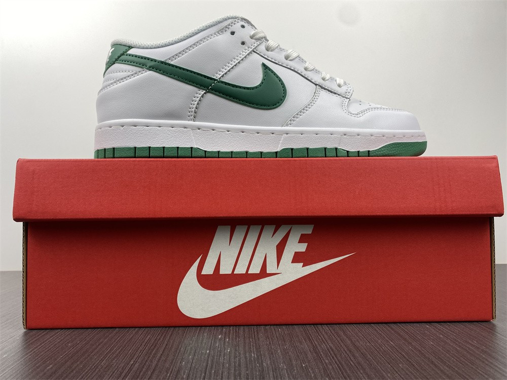 nike dunk low white green noise(w) dd1503-112