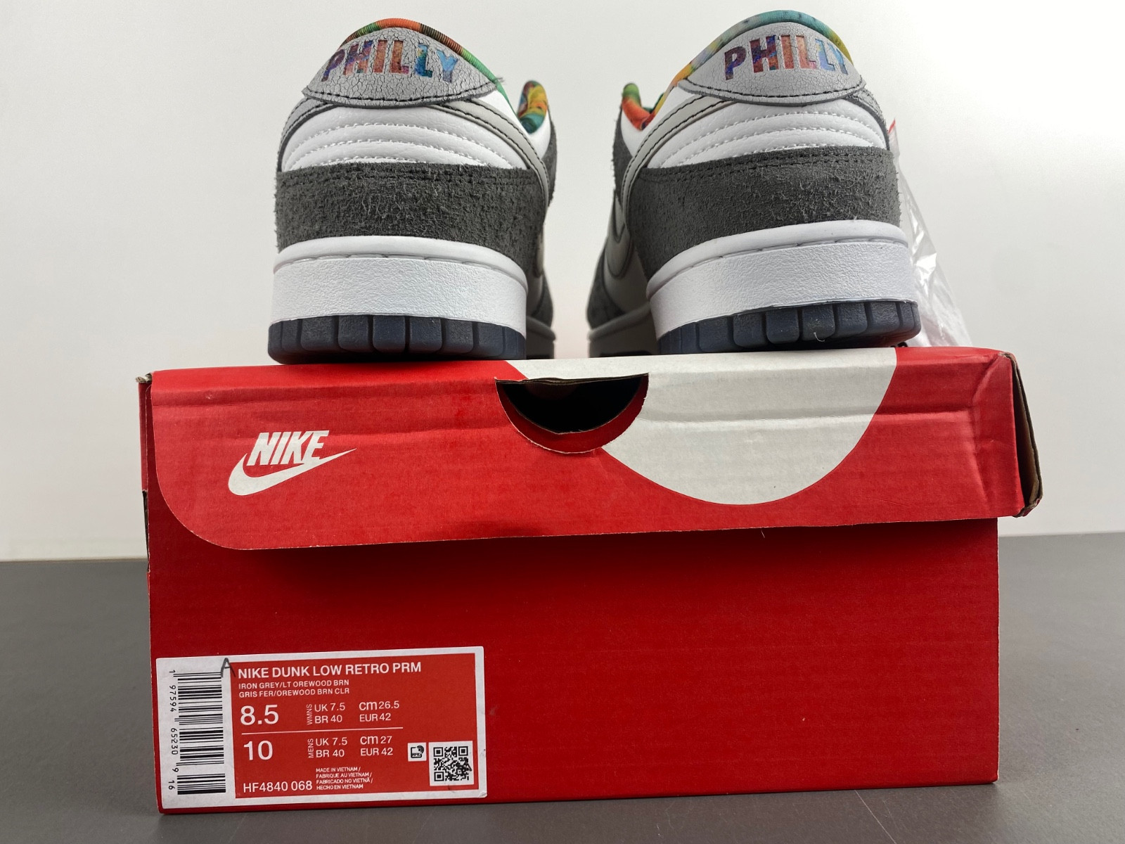 nike dunk low "philly" hf4840-068