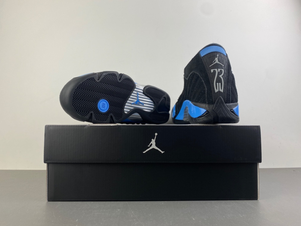 Air Jordan 14 Black University Blue 487471-002