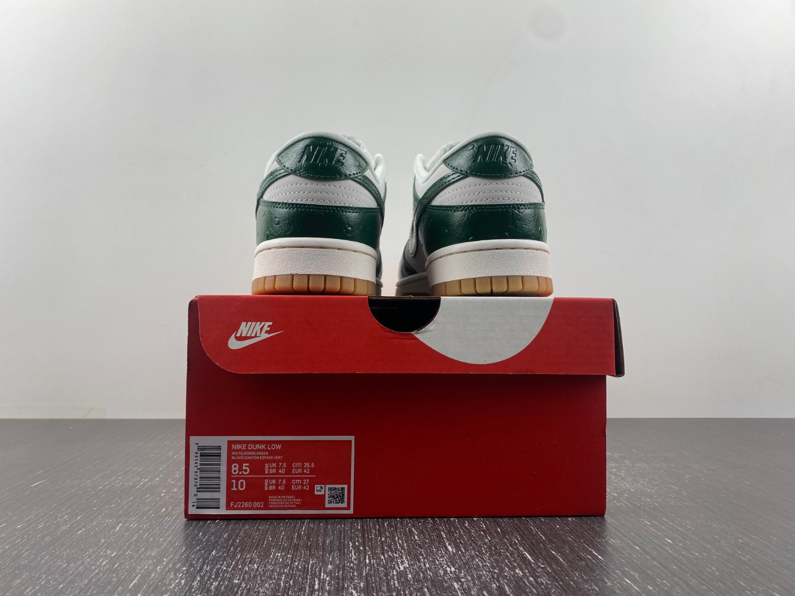 nike dunk low lx wmns gorge green fj2260-002