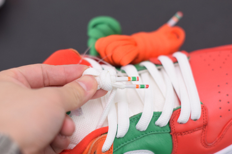 nike dunk low nike red orange green cz5130-600