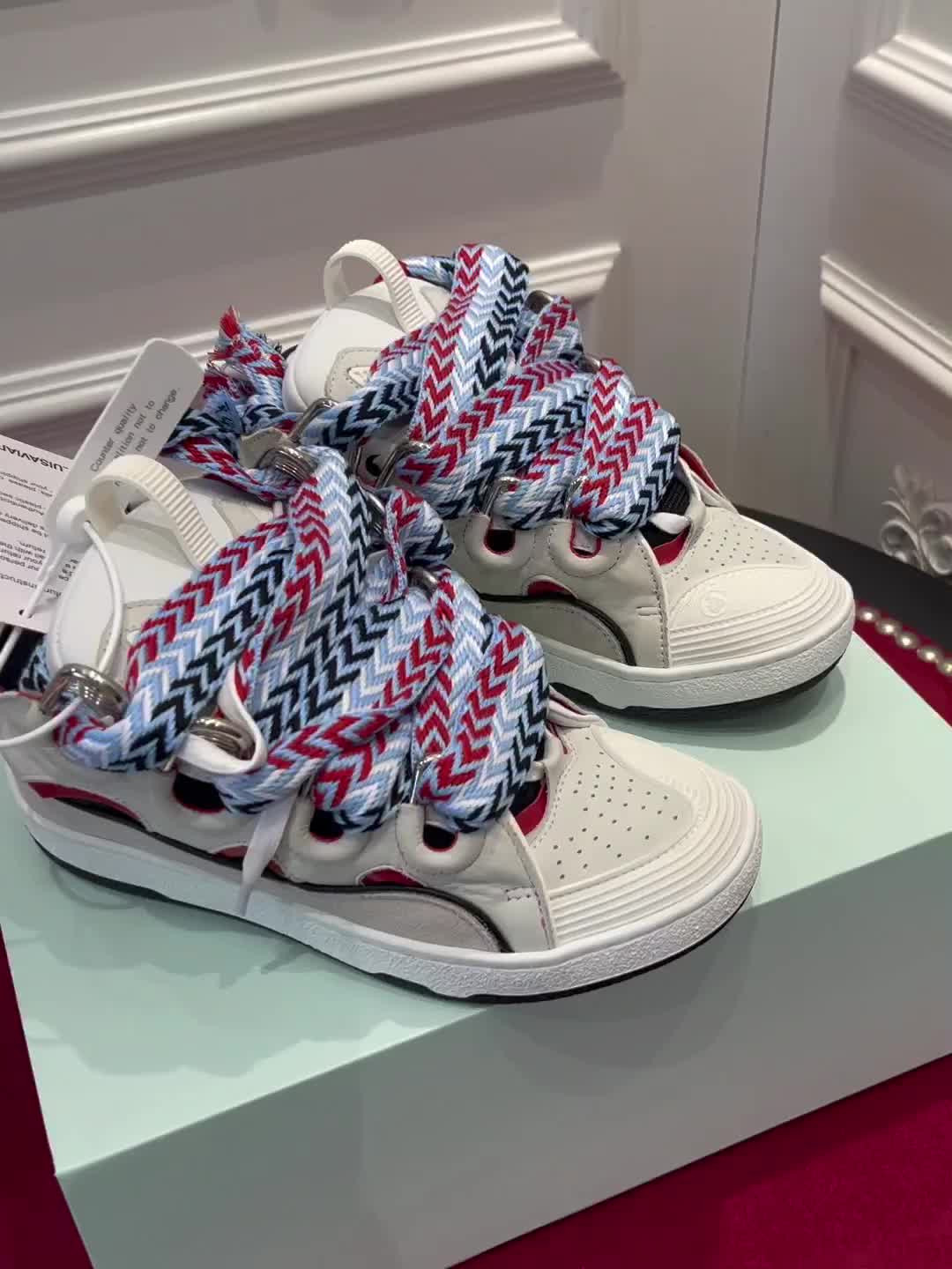 lanvin curb sneaker