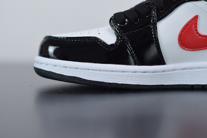 air jordan 1 low multi-color blacl toe cz4776-101