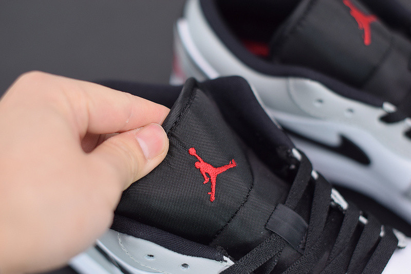 air jordan 1 low gs "light smoke grey" 553560-030