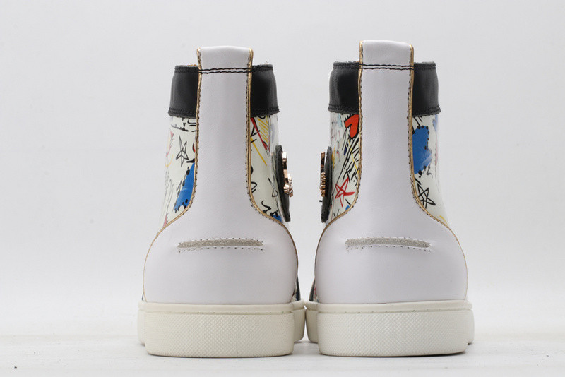 chian louin high top sneaker