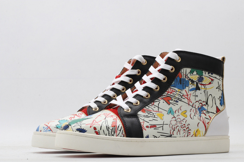 chian louin high top sneaker