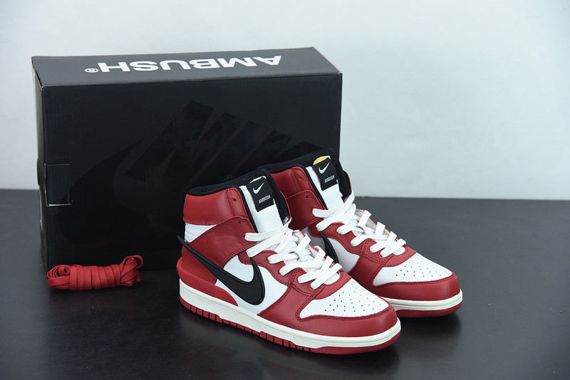 ambush x nike dunk high “chicago” cu7544-102