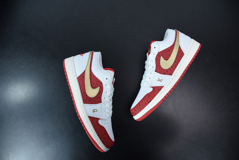 air jordan 1 low “spades” dj5185-100