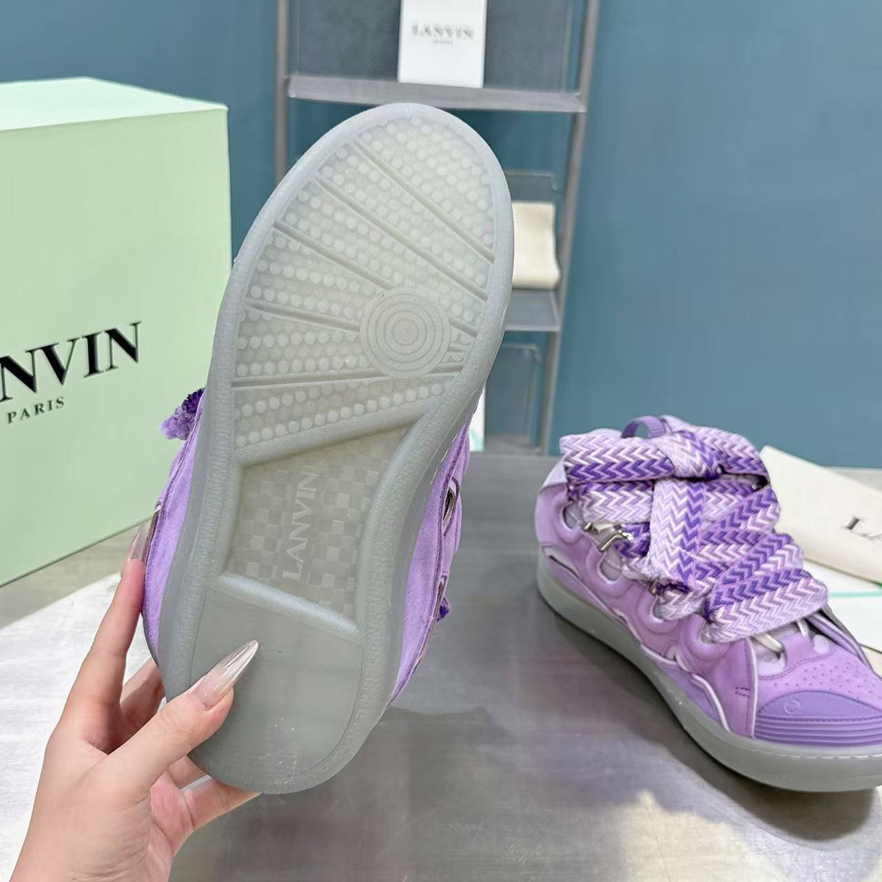 LANVIN CURB SNEAKER