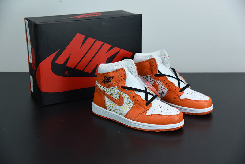 air jordan 1 S*p*e orange stars