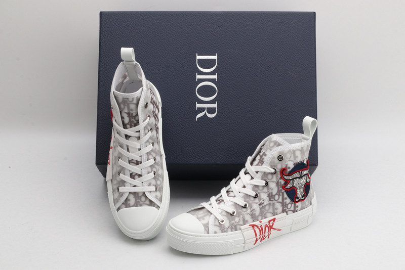dio* b23 oblique high-top sneaker