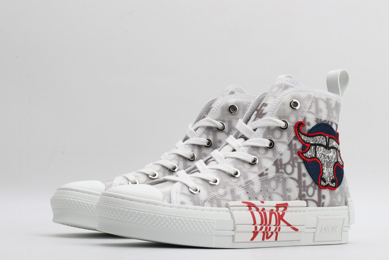 dio* b23 oblique high-top sneaker