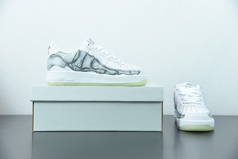 nike air force 1 low skeleton halloween (2018) bq7541-100