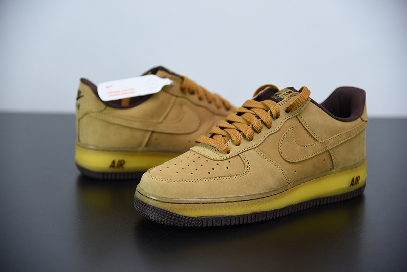 nike air force 1 low wheat dark mocha dc7504-700