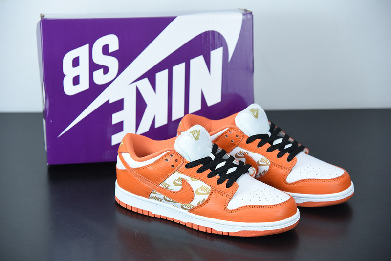 nike sb dunk low S*p*e x nike orange dh3228-181