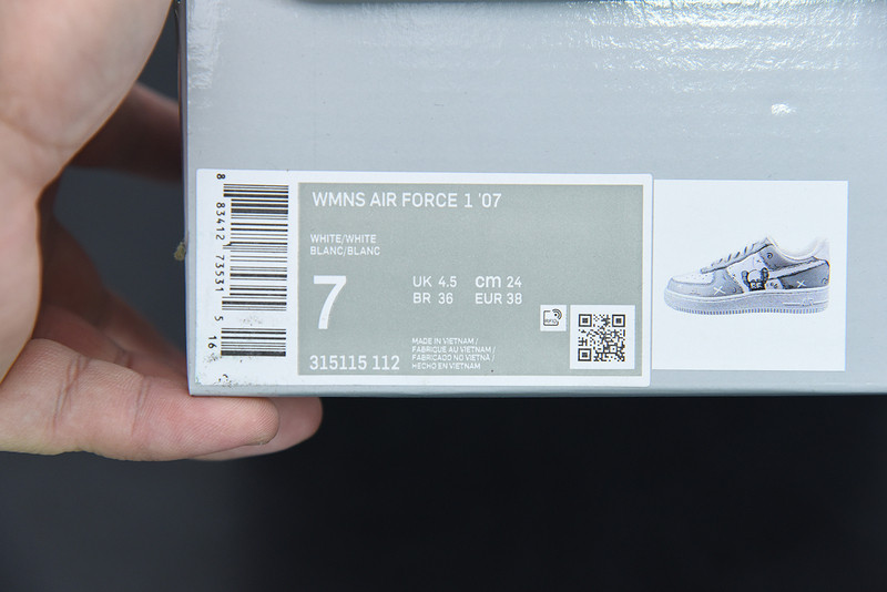 kaws x nike air force 1 low cw2288-111