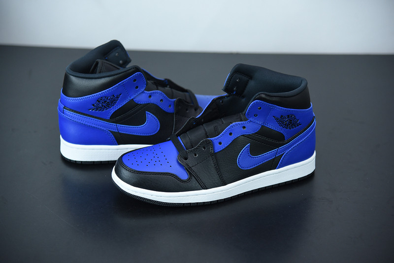 air jordan 1 mid “hyper royal” 554724-077