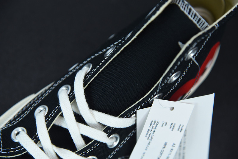 cdg play x converse