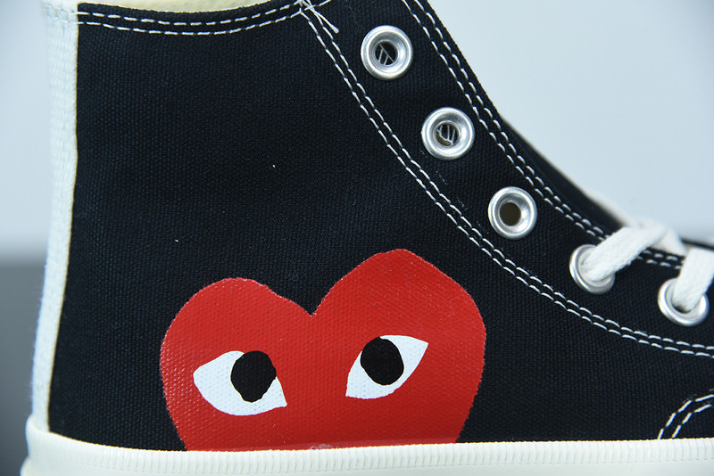 cdg play x converse