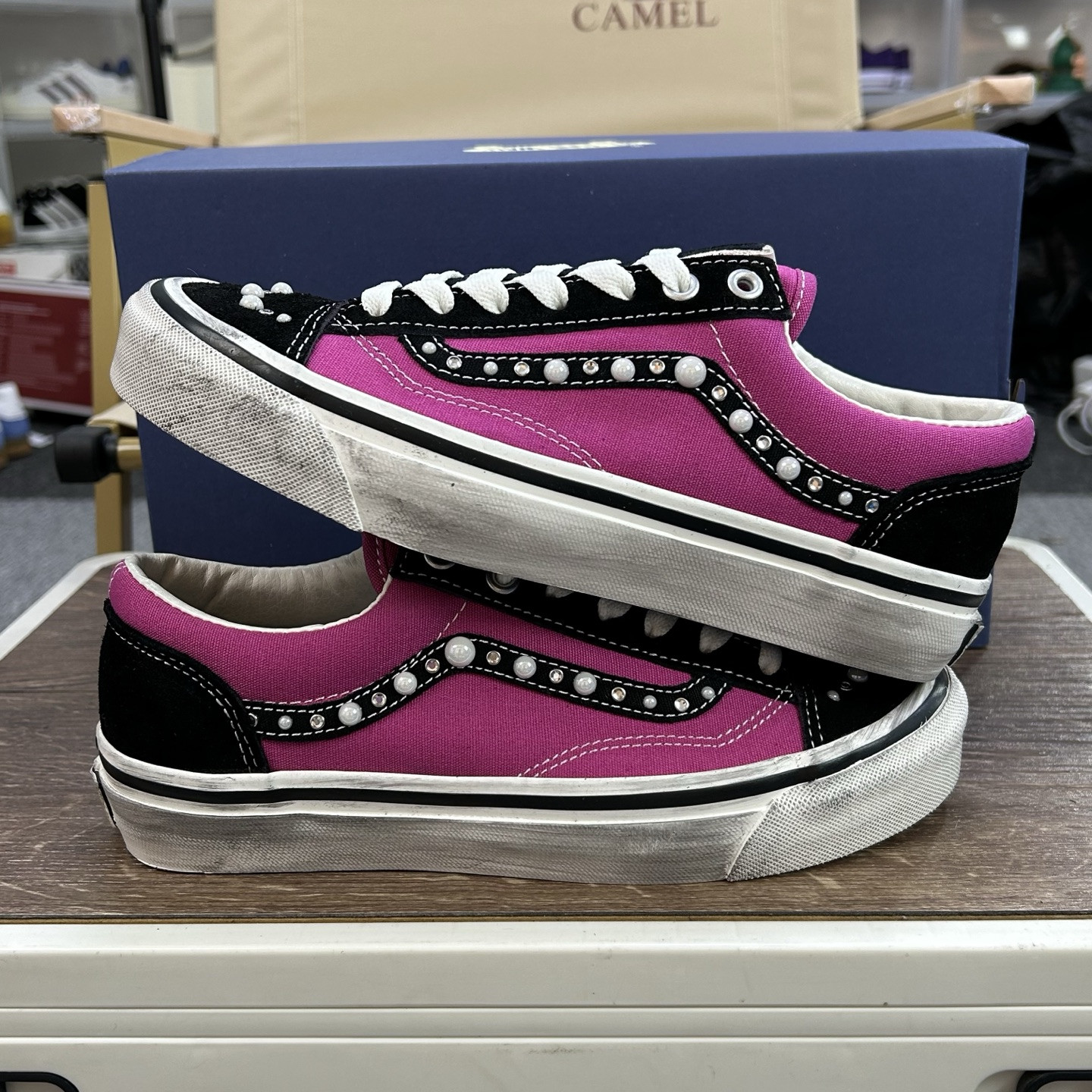 Vans OTW Old Skool 36 Pearlized Pack Pink Black