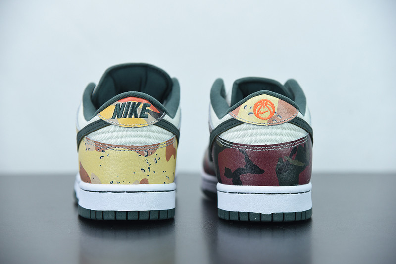 nike sb dunk low “multi camo” dh0957-100