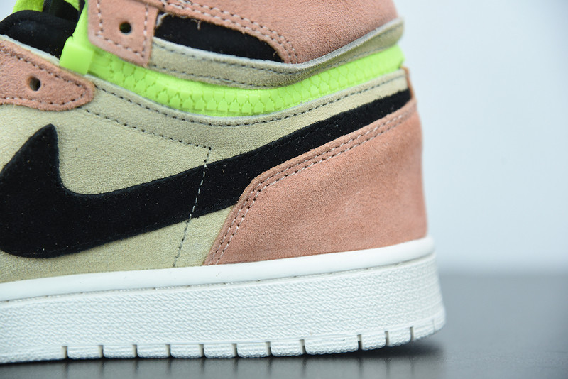 air jordan 1 high switch peach cw6576-800