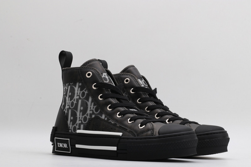 dio* x kaws b23 high-top sneakers in oblique 1012