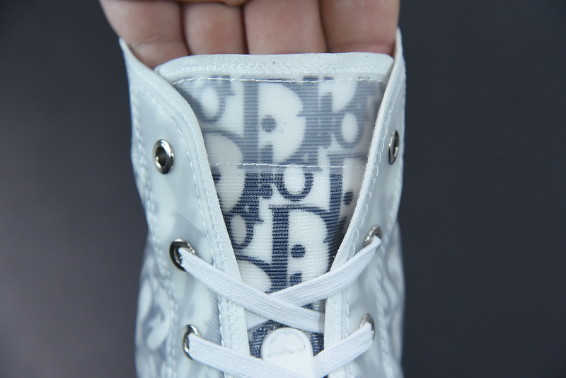 dio* b23 oblique high-top sneaker