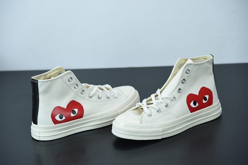 cdg play x converse