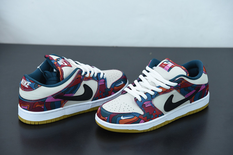 parra x nike sb dunk low pro sb abstract art