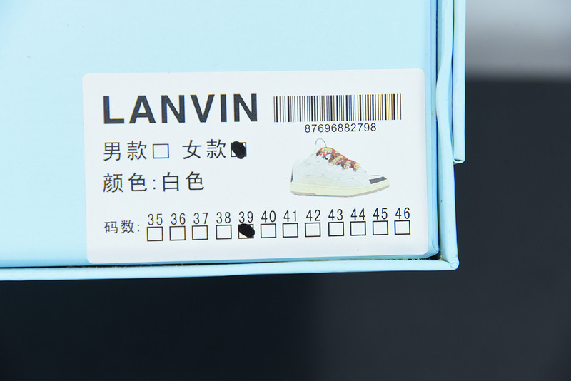 lanvin curb sneaker