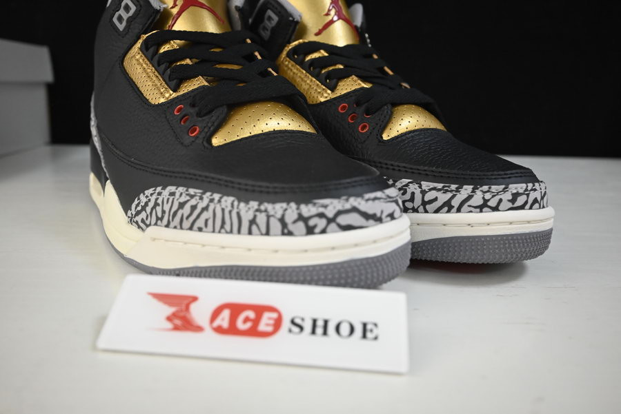 air jordan 3 “black gold” ck9246-067