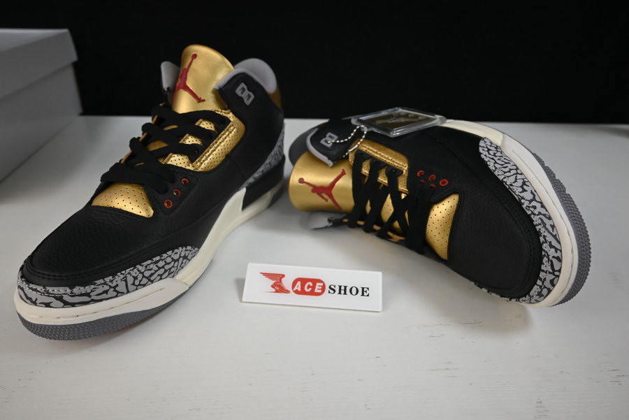 air jordan 3 “black gold” ck9246-067