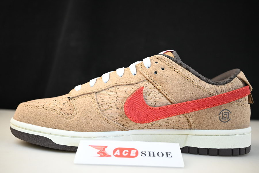 clot x nike dunk low cork fn0317-121