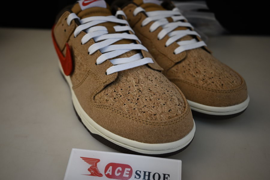 clot x nike dunk low cork fn0317-121
