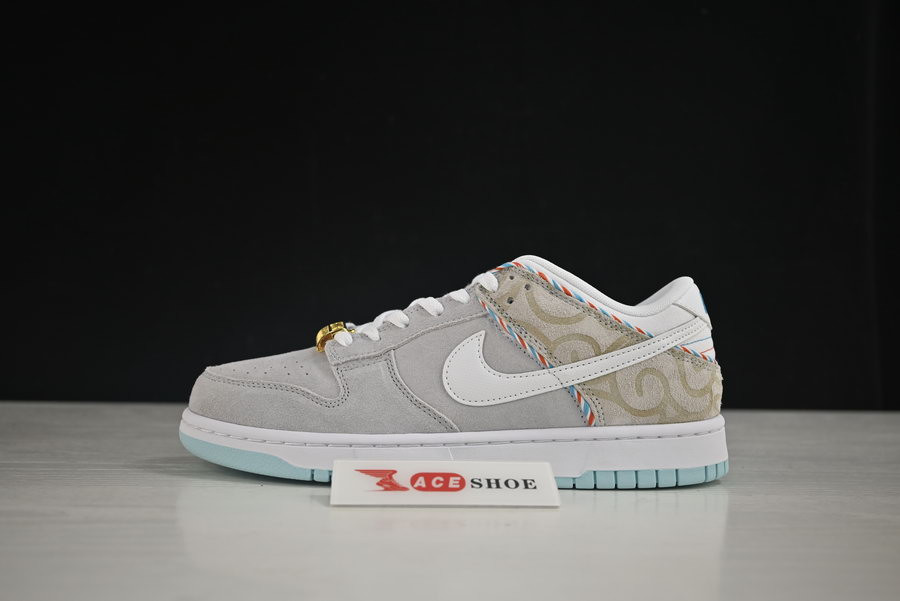 nike sb dunk low “barber shop” dh7614-500