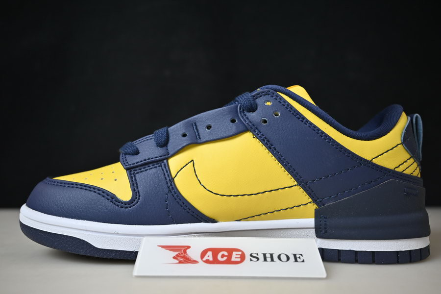 nike dunk low disrupt 2 "michigan" dv4024-400