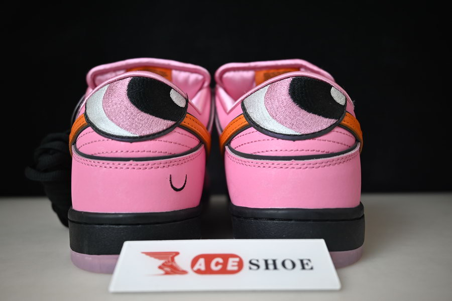 the powerpuff girls x nike sb dunk low “blossom” fd2631-600