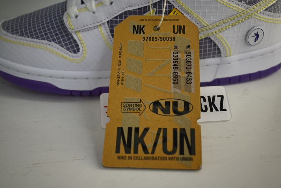 nike union la x dunk low 