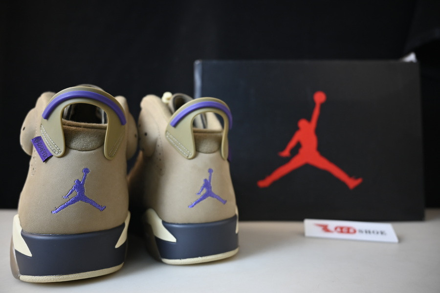 air jordan 6 gore-tex brown kelp fd1643-300
