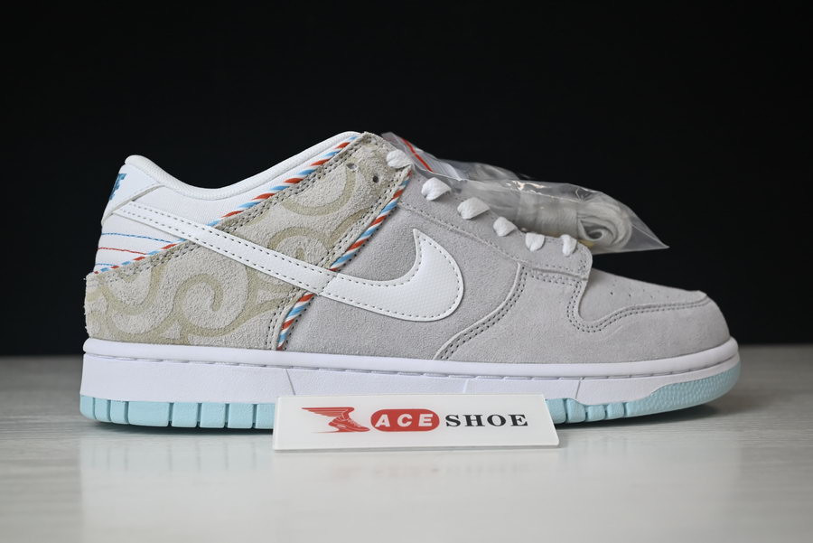 nike sb dunk low “barber shop” dh7614-500