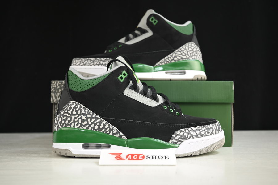 air jordan 3 retro ‘pine green’ ct8532-030