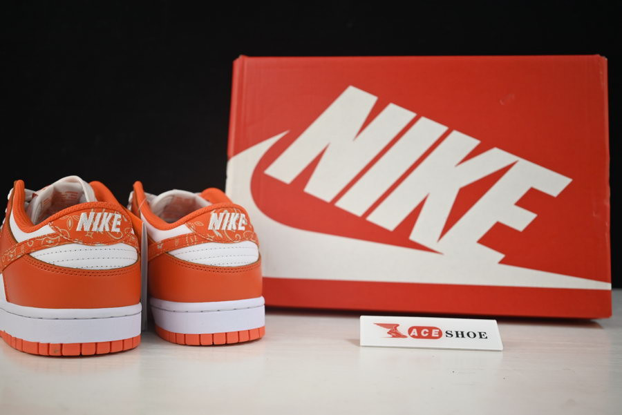 nike dunk low “orangre paisley” dh4401-103