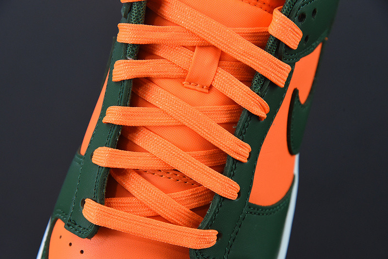 nike dunk low “miami hurricanes” dd1391-300