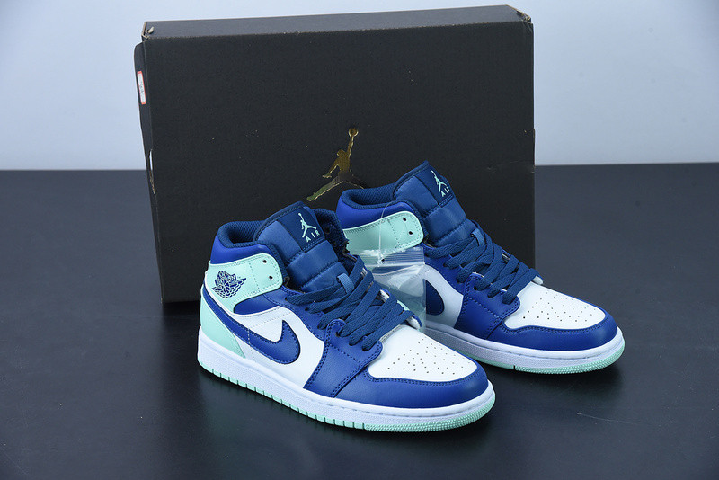 air jordan 1 mid “blue mint” 554724-413