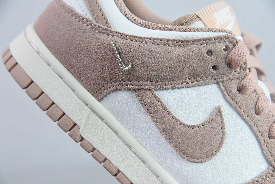 Nike Dunk Low Rose Whisper Gold Mini Swoosh IB4417-102