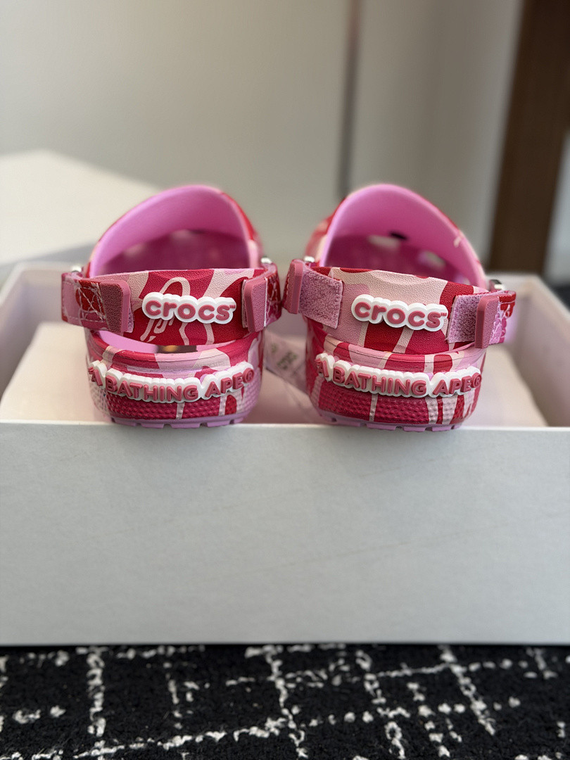 BAPE × Cr0c5 sANDALS