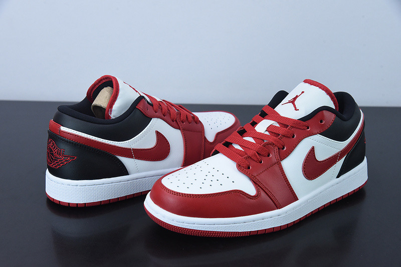 air jordan 1 low reverse black toe (w) dc0774-160